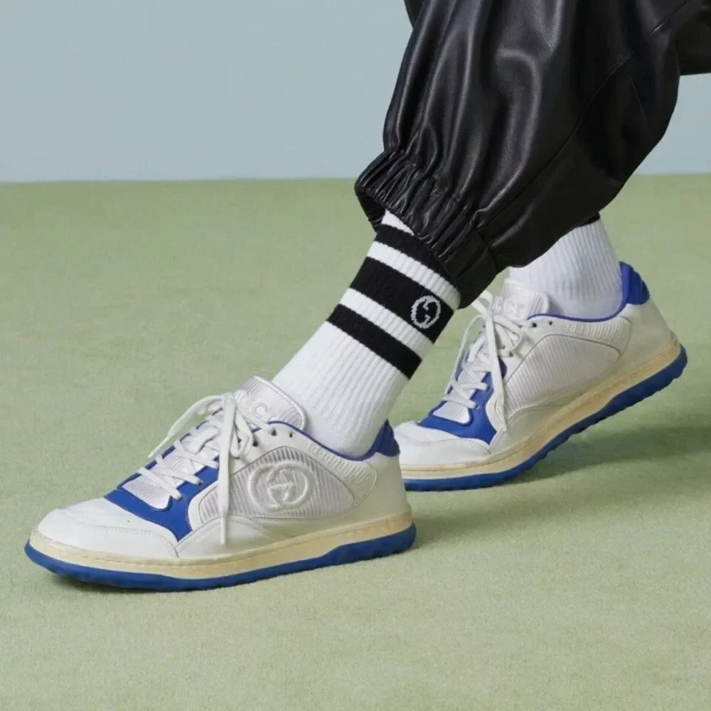 Gucci MAC80 Worn Out Effect Sneakers size 11/us size 12